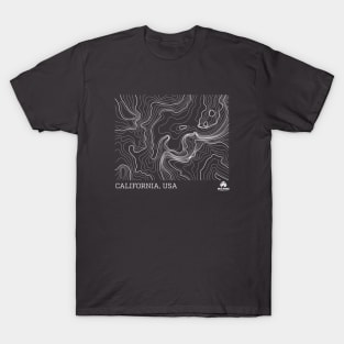 Off-Road Travel TV Topo Map T-Shirt